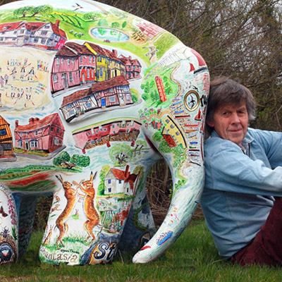 Glynn’s puzzle Elmer goes on display