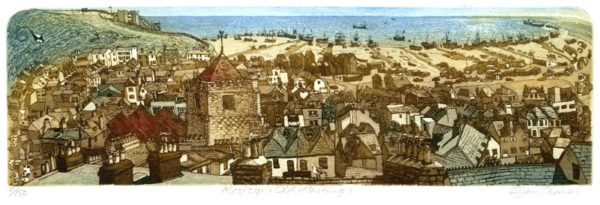 Rooftops Old Hastings - Image 3